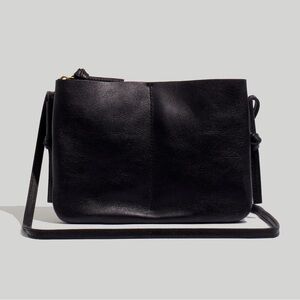 Madewell The Knotted Crossbody Bag in Black Leather | NWOT